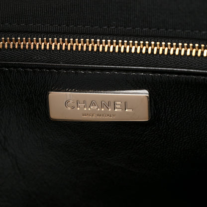 Chanel Shiny Lambskin Quilted 31 Shopping Bag Black 6 of 7