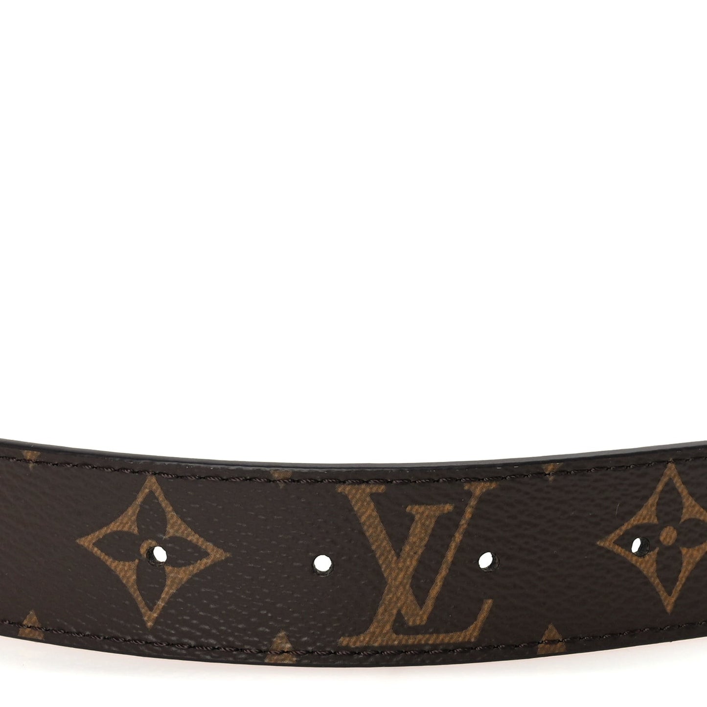 Monogram 30mm LV Initiales Reversible Belt 80 32 Coquelicot