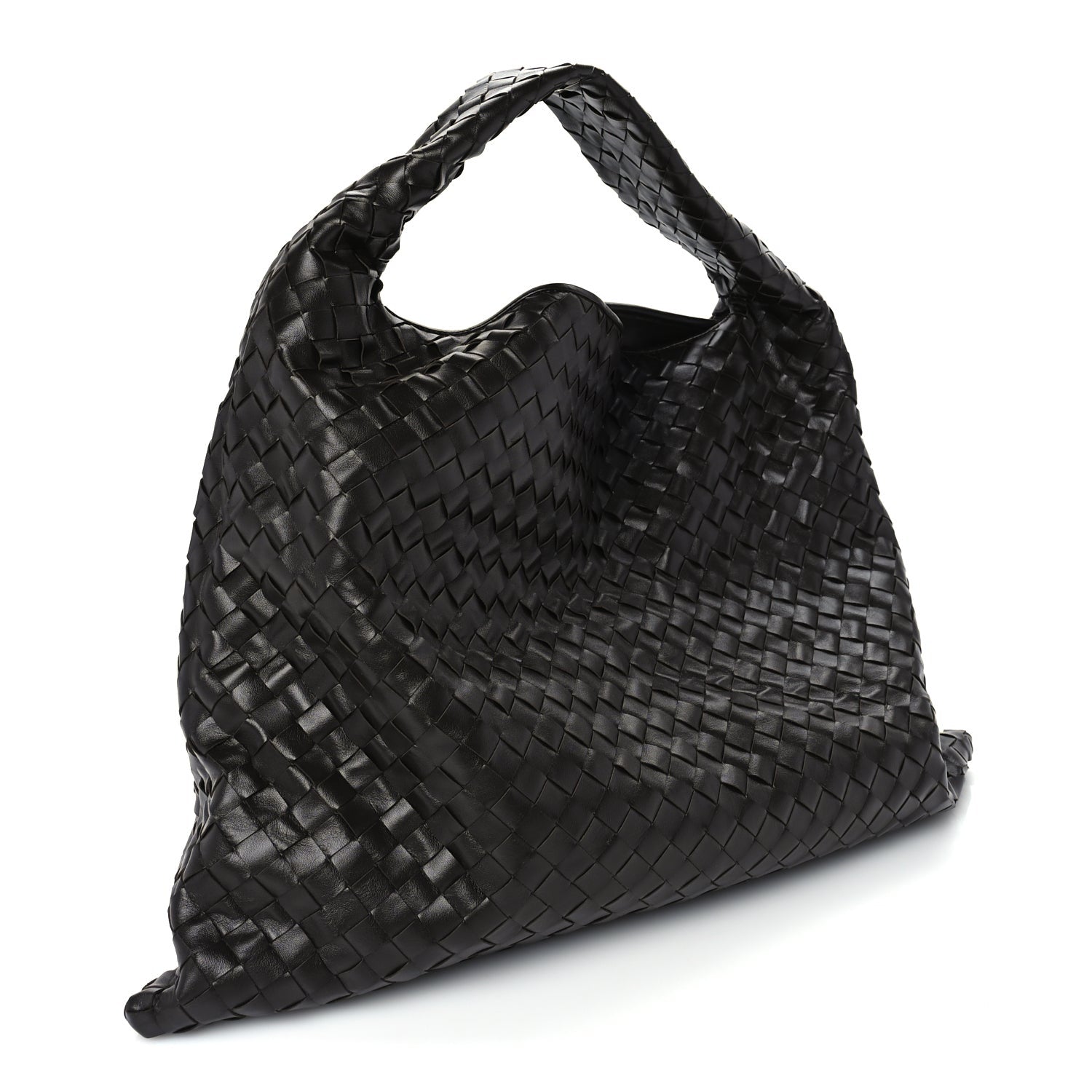 Bottega Veneta Calfskin Intrecciato Large Hop  Fondant 2 of 8