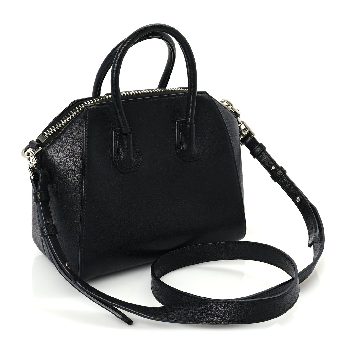 Sugar Goatskin Mini Antigona  Black