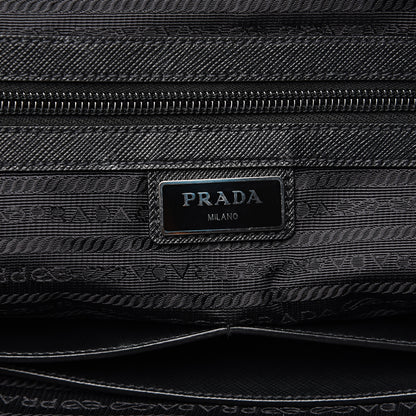 Prada Tessuto Nylon Saffiano Tote Black 6 of 8