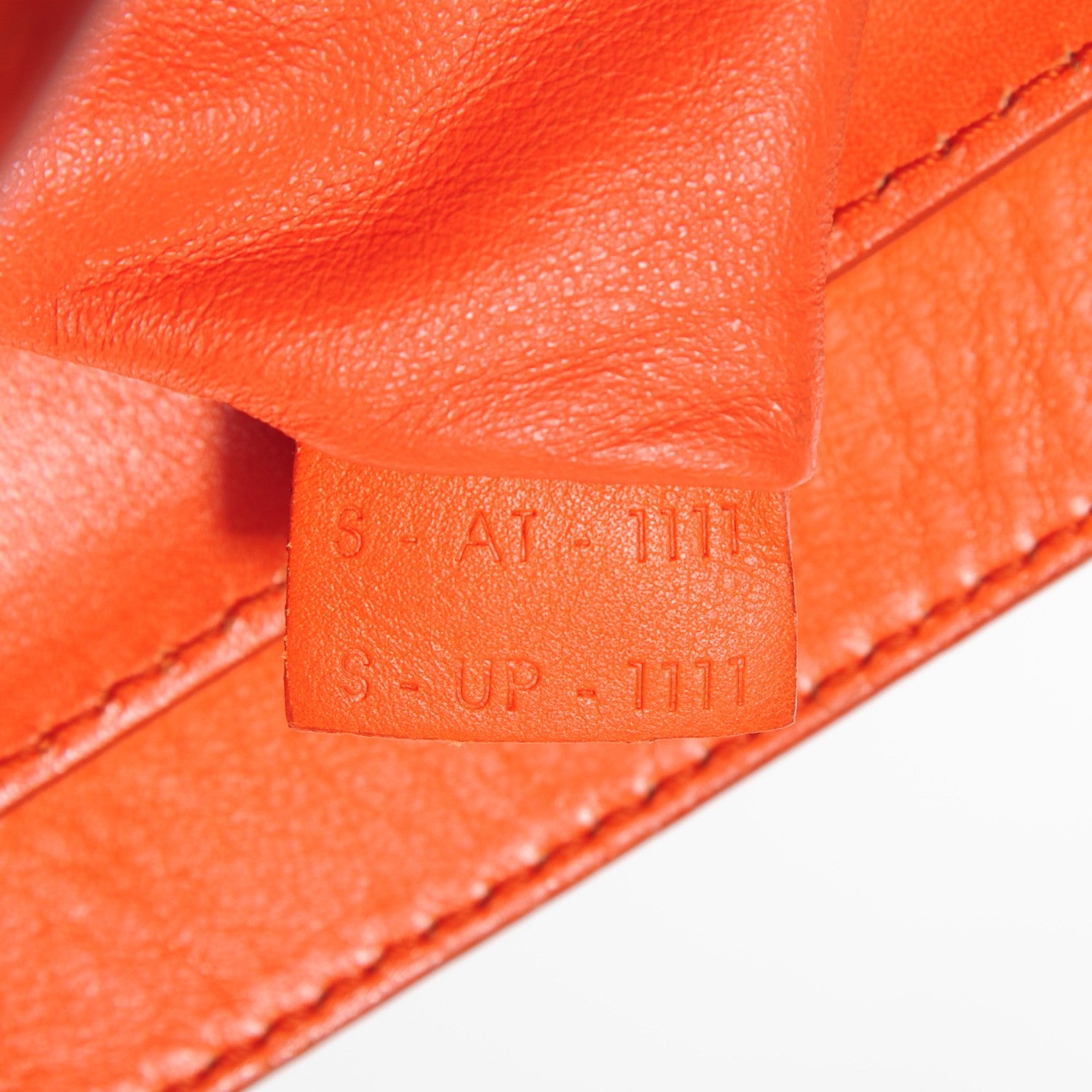 Celine Smooth Calfskin Mini Luggage Orange 8 of 8