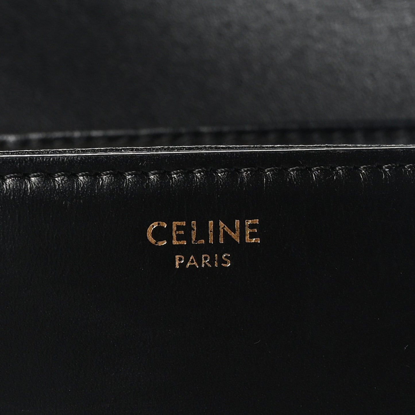 Shiny Calfskin Teen Triomphe Black