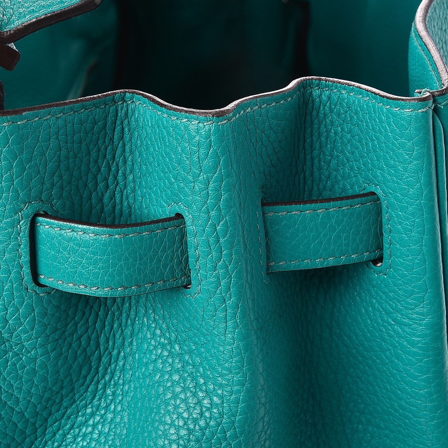 Hermes Taurillon Clemence Birkin 35 Bleu Paon 16 of 23