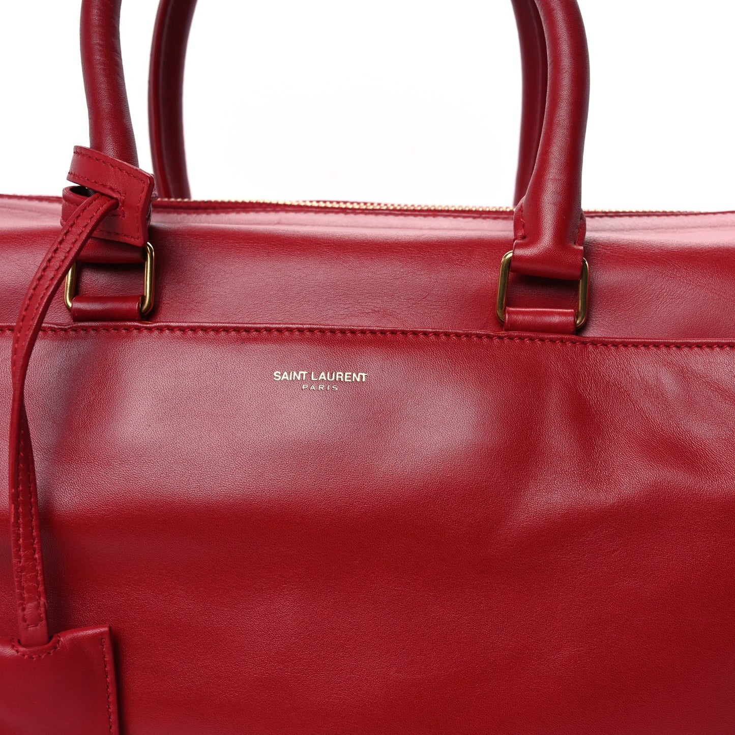 Calfskin Classic Duffle 12 Bag Red