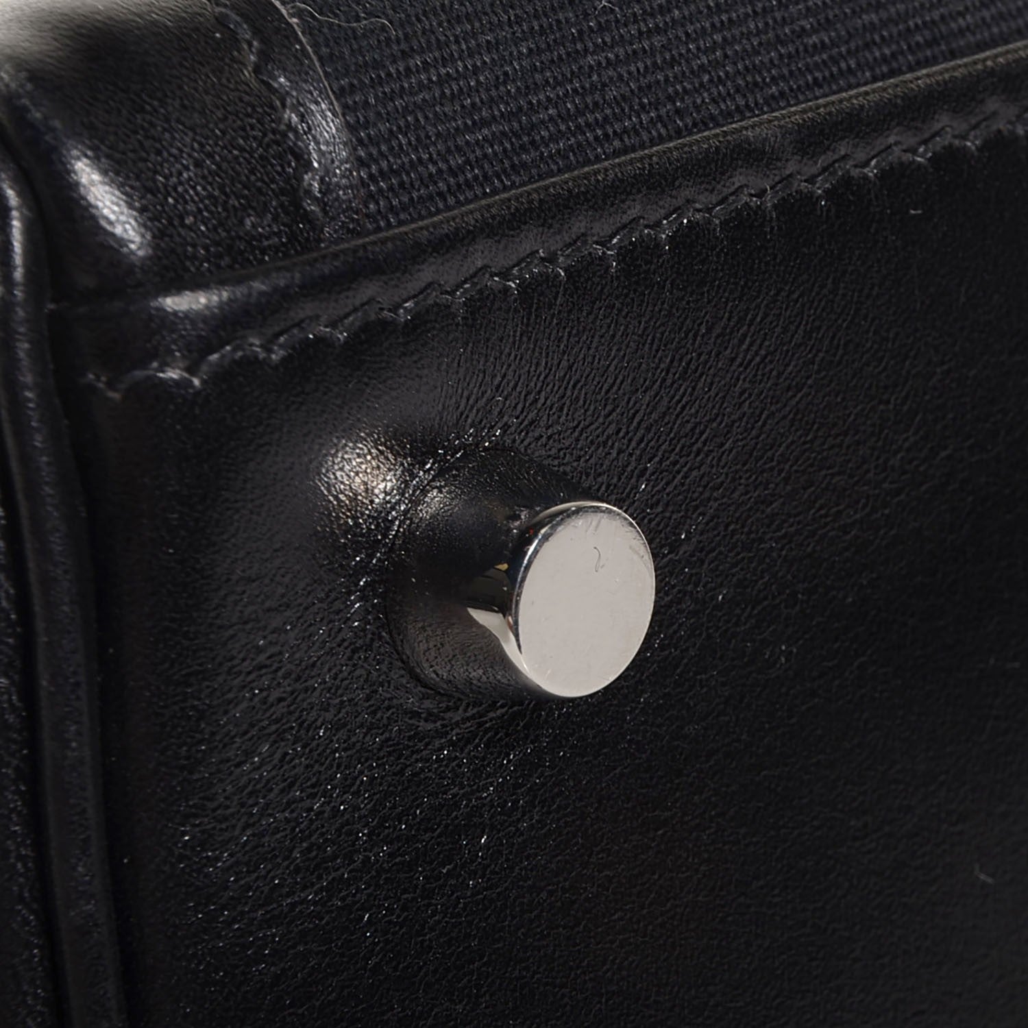 Hermes Box Toile Lakis Kelly 32 Black 20 of 24