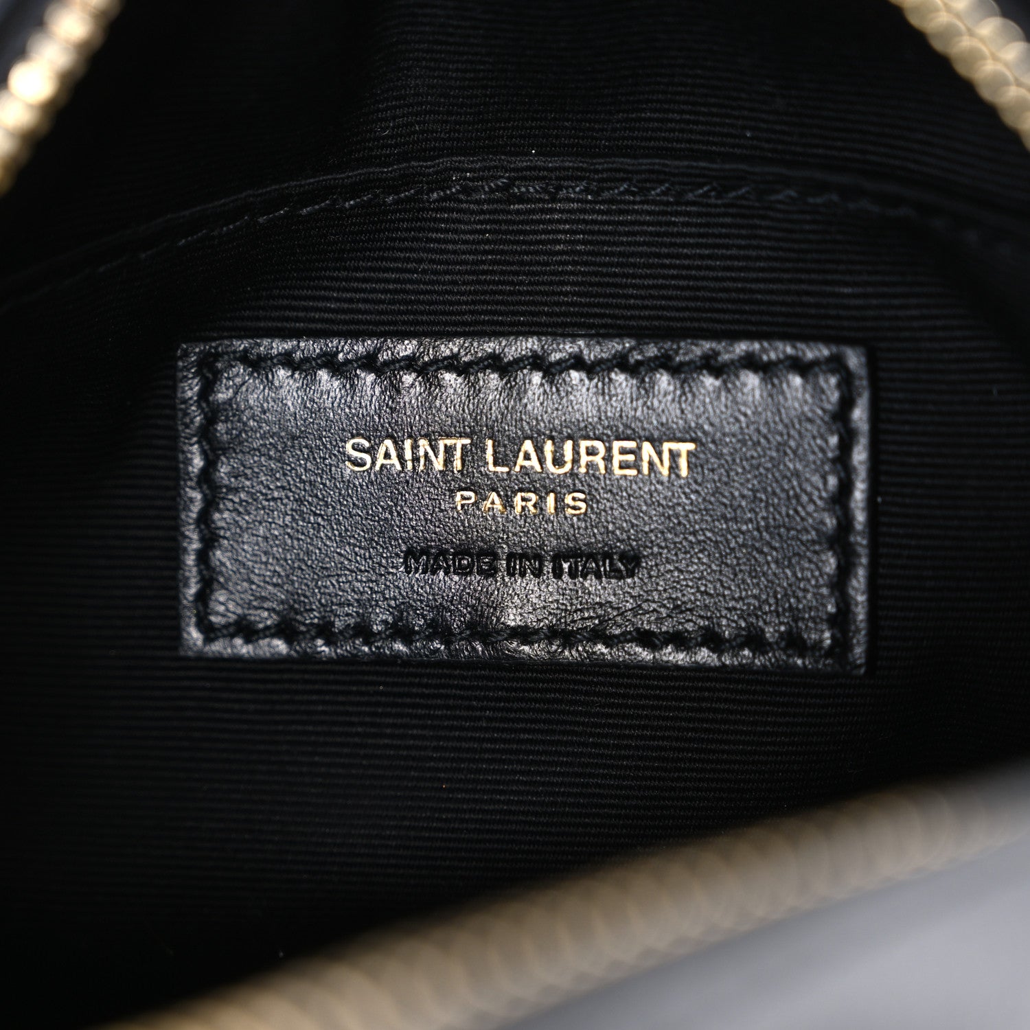 Saint Laurent Calfskin Matelasse Monogram Lou Belt Bag Black 6 of 10