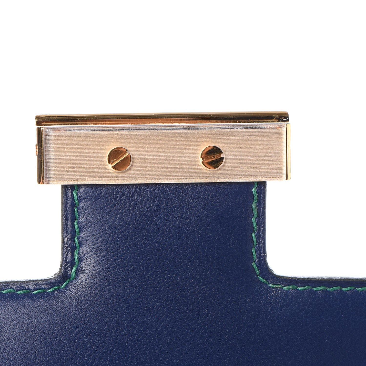 Hermes Epsom Horseshoe Constance 24 Malachite Bleu Sapphire 13 of 21