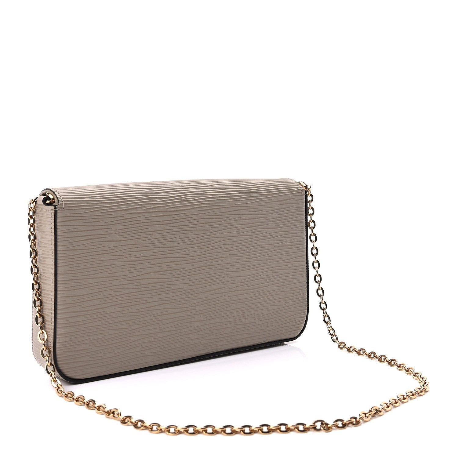 Louis Vuitton Epi Felicie Pochette Chain Wallet Galet 3 of 9
