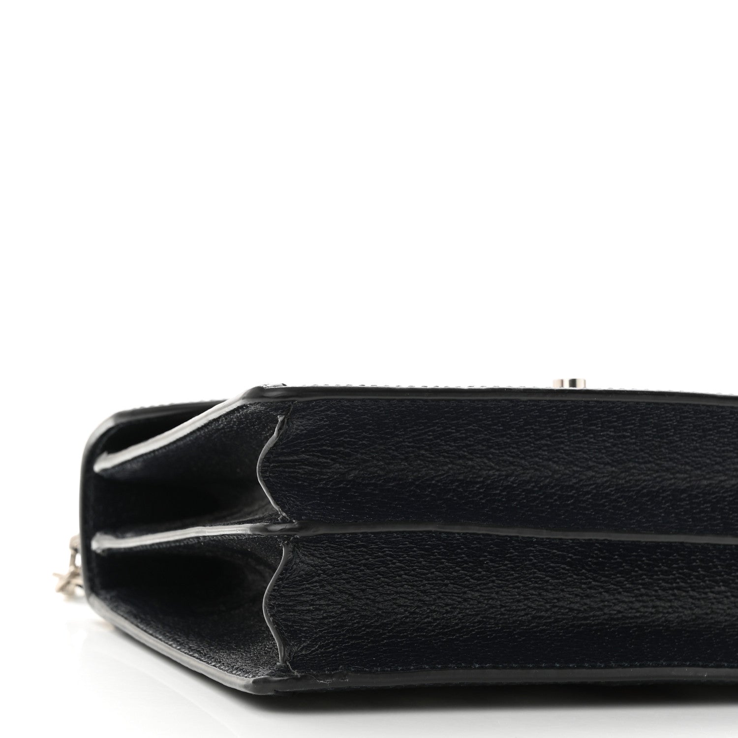 Gucci GG Supreme Monogram Textured Dollar Calfskin Web Small Ophidia Padlock Top Handle Bag Beige Blue 8 of 11