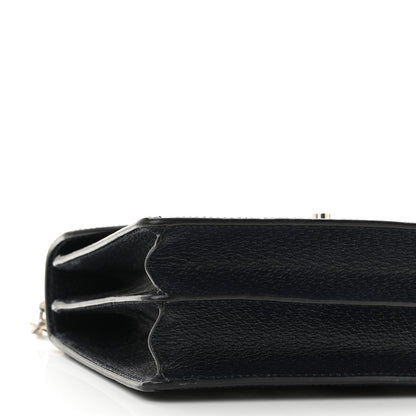 Gucci GG Supreme Monogram Textured Dollar Calfskin Web Small Ophidia Padlock Top Handle Bag Beige Blue 8 of 11