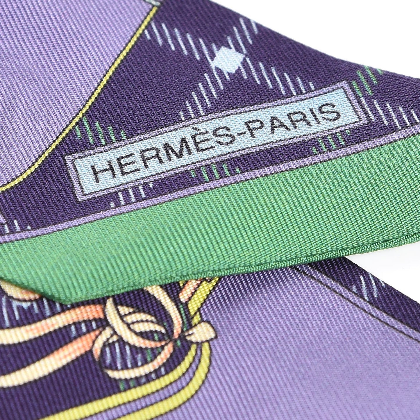 Silk Camails Twilly Violet Azur Celado