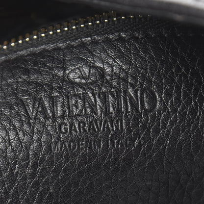 Valentino Garavani Denim Small Rockstud Flip-Lock Messenger Bag Blue 6 of 9