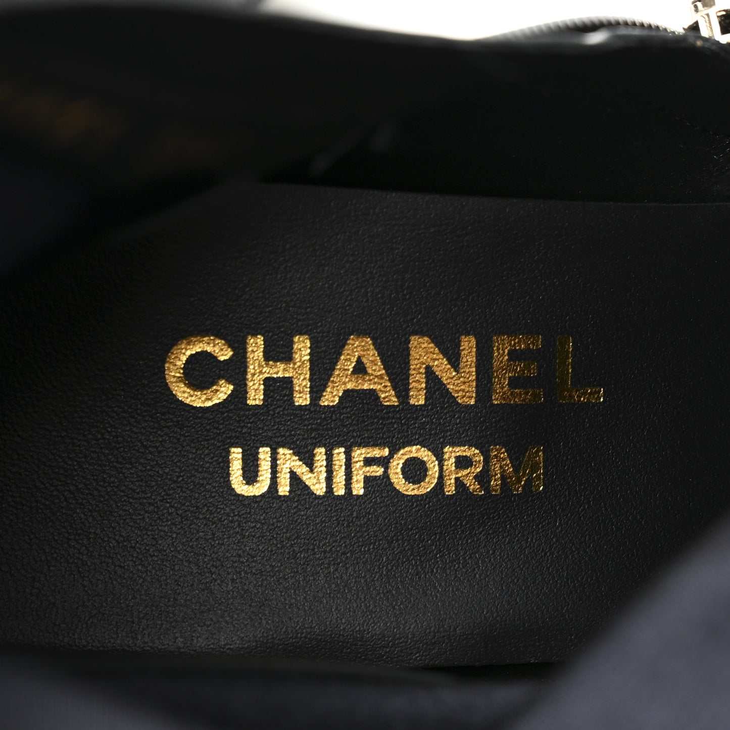 Stretch Lambskin Cap Toe CC Short Boots 38.5 Black