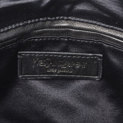 Saint Laurent Calfskin Large Vanity Bowler Black 6 of 8