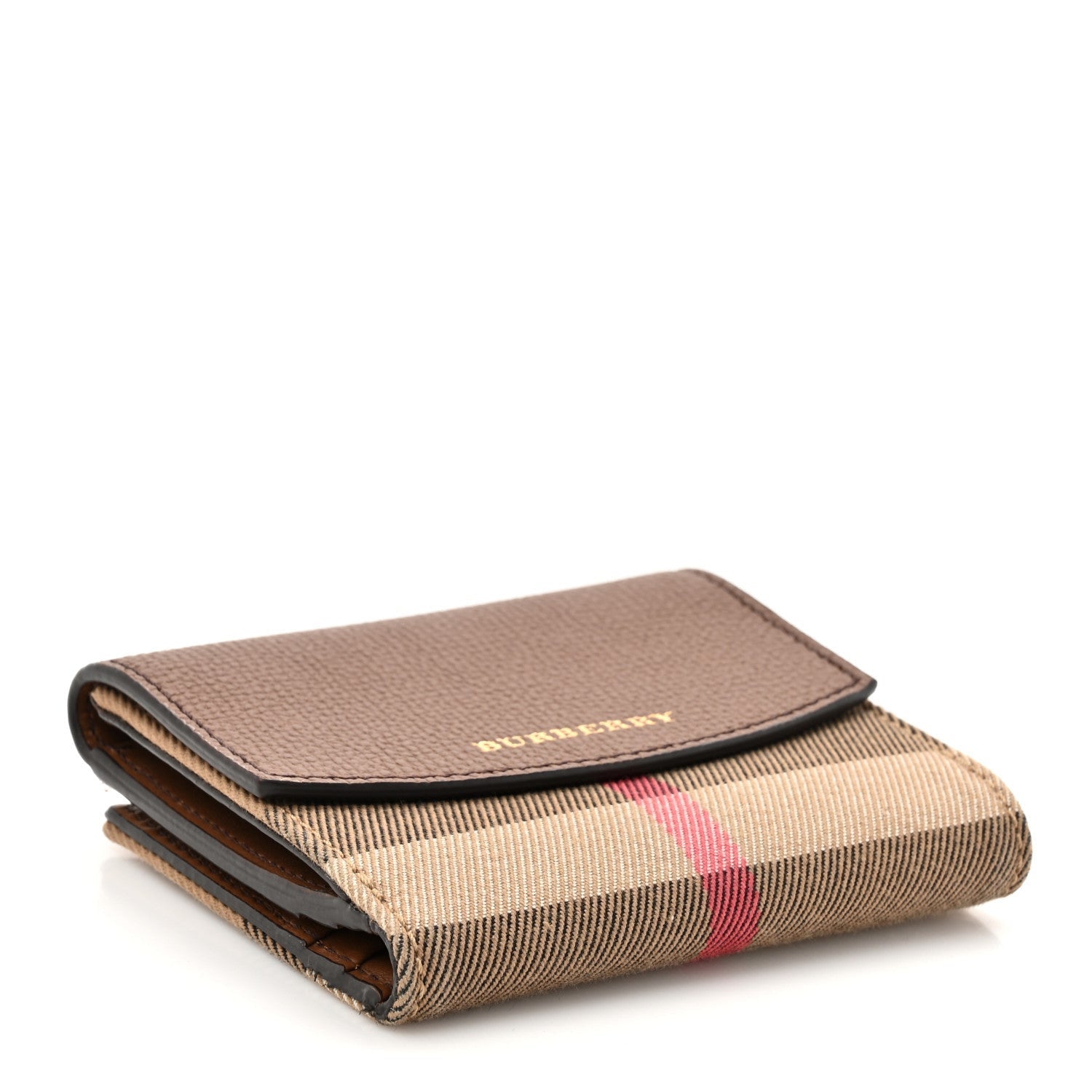 Burberry House Check Luna French Wallet Brown 4 of 7