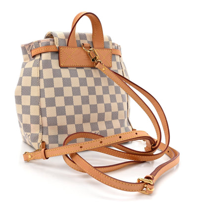 Louis Vuitton Damier Azur Sperone BB Backpack 3 of 7
