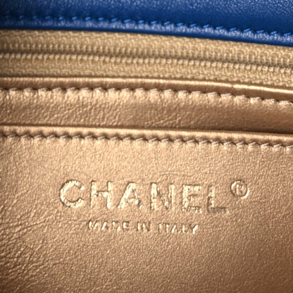 Chanel Lambskin Quilted Mini Pearl Crush Flap  Blue 6 of 10