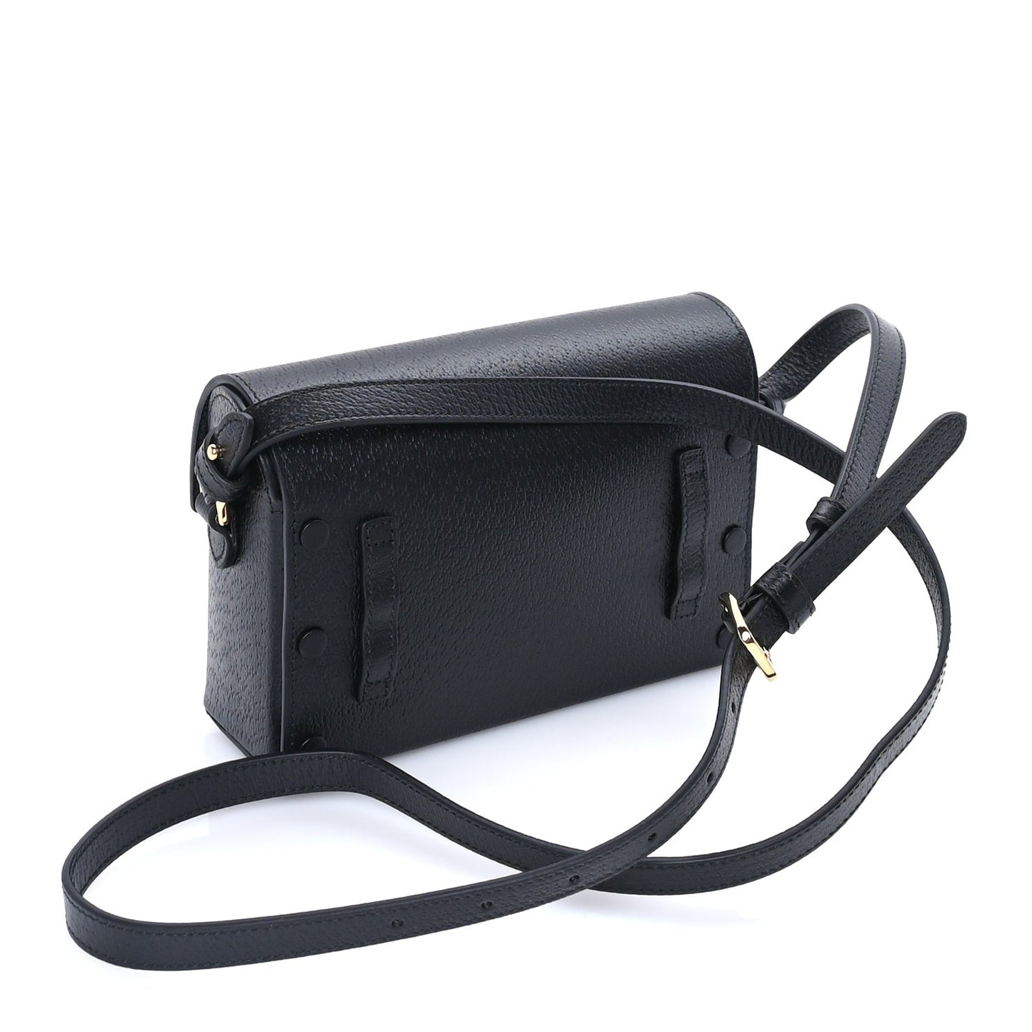 Calfskin Horsebit 1955 Shoulder Bag Black