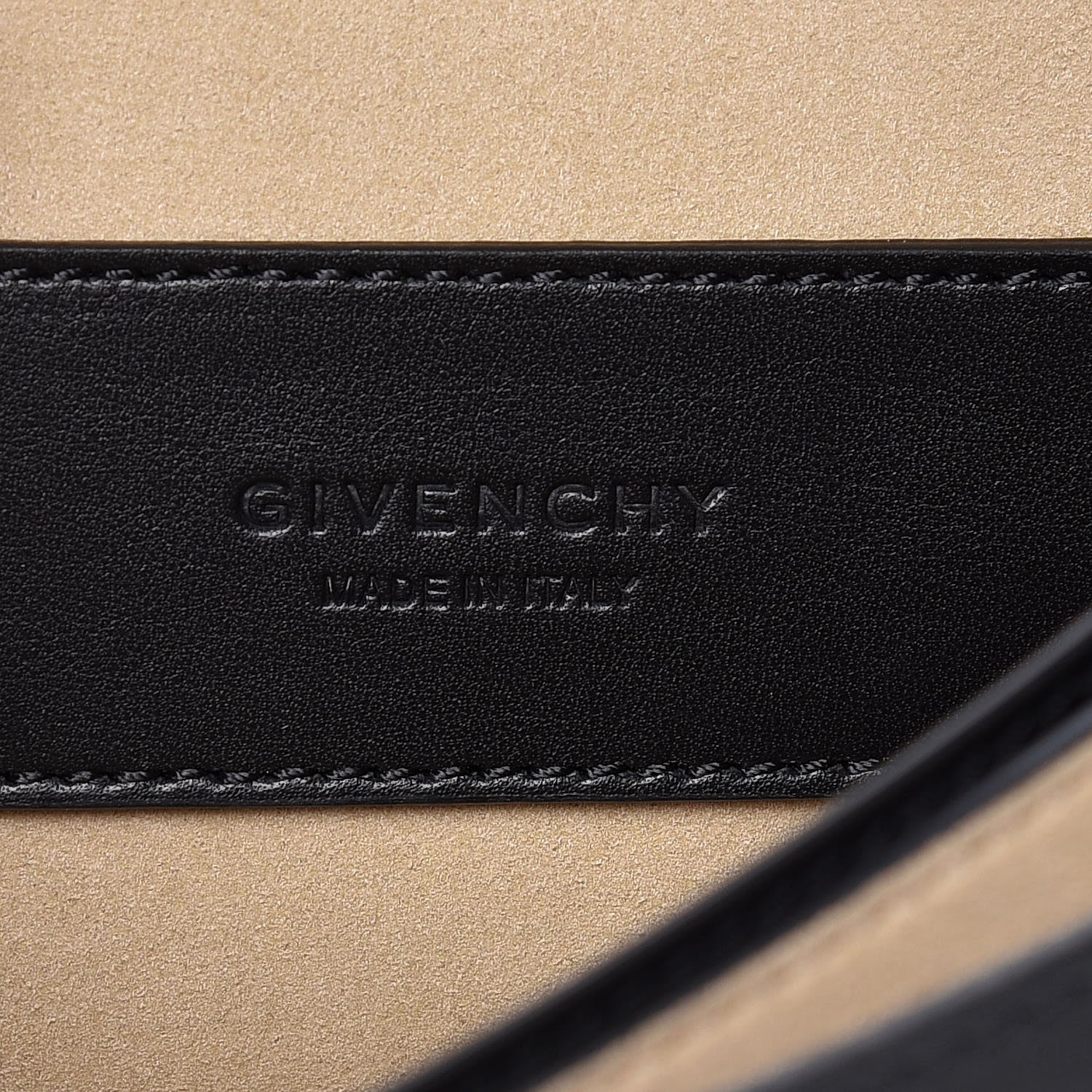 Givenchy Calfskin Medium Whip Top Handle Crossbody Black 9 of 9