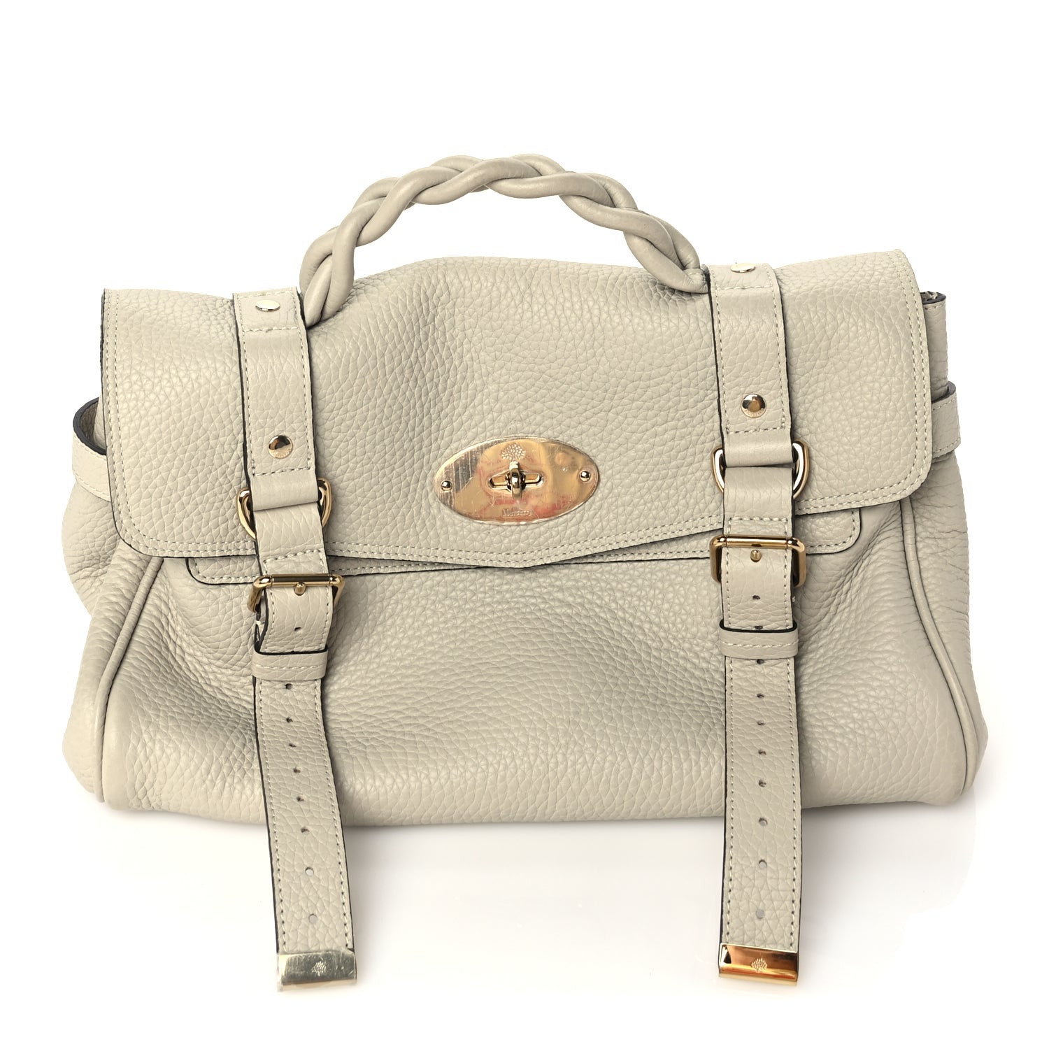 Mulberry Heavy Grain Mini Alexa  Chalk 1 of 8