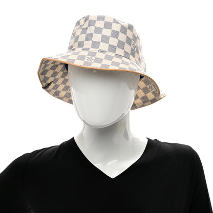 Louis Vuitton Damier Azur Bob Hat S 2 of 7