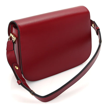 Gucci Azalea Calfskin Horsebit 1955 Shoulder Bag  New Cherry Red 2 of 8