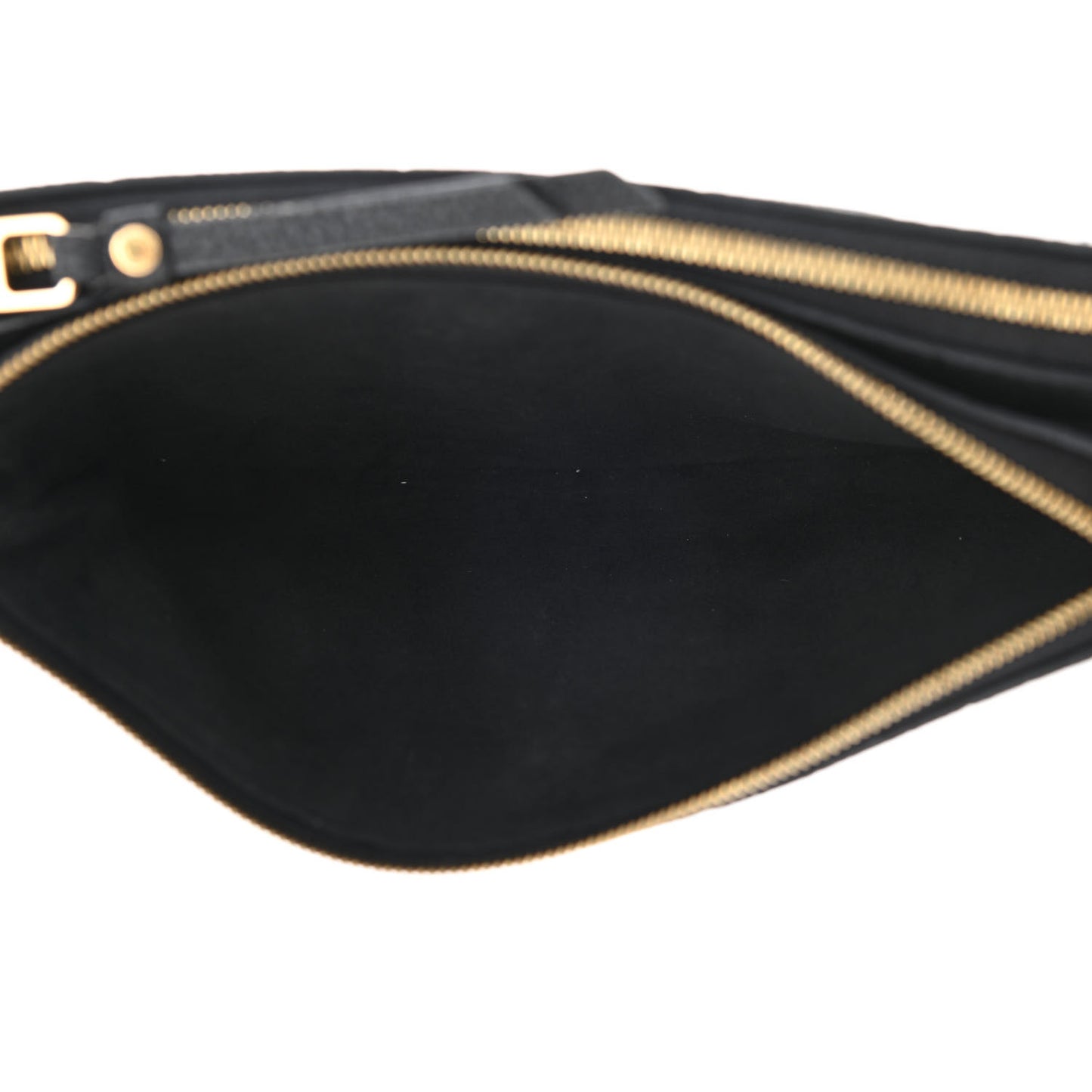 Empreinte Double Zip Pochette Black