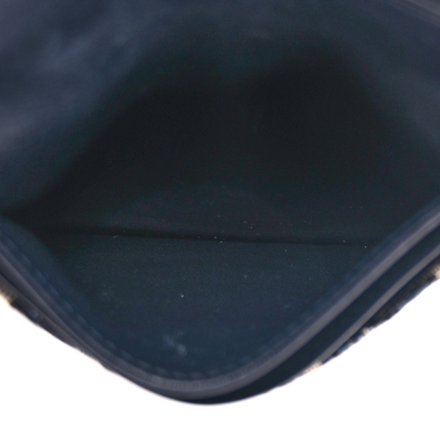 Christian Dior Oblique Saddle Card Holder Blue 5 of 8