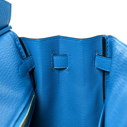 Hermes Togo Birkin 25 Bleu Zanzibar 15 of 36