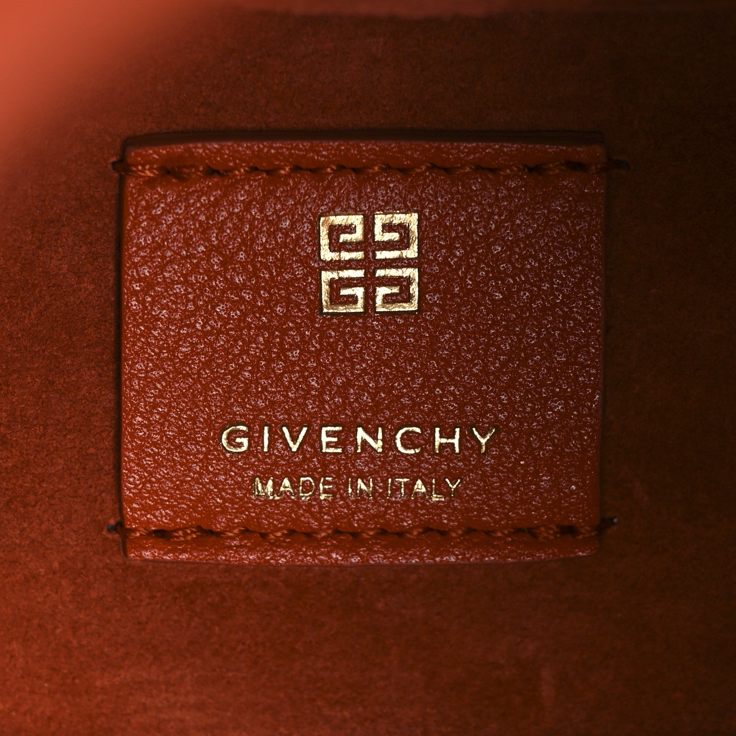 Givenchy Textured Calfskin Mini G Hobo Orange 6 of 10