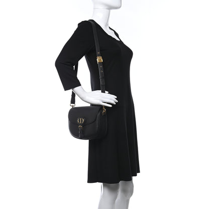 Christian Dior Grained Calfskin Medium Bobby Flap Black 2 of 10