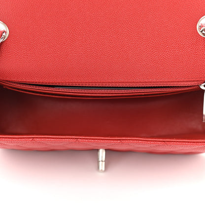 Chanel Caviar Quilted Mini Rectangular Flap Red 5 of 11