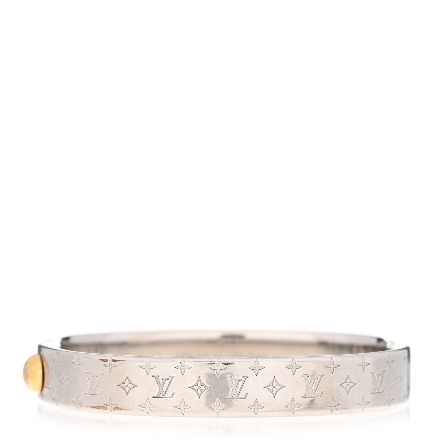 Palladium Monogram Nanogram Cuff S Silver