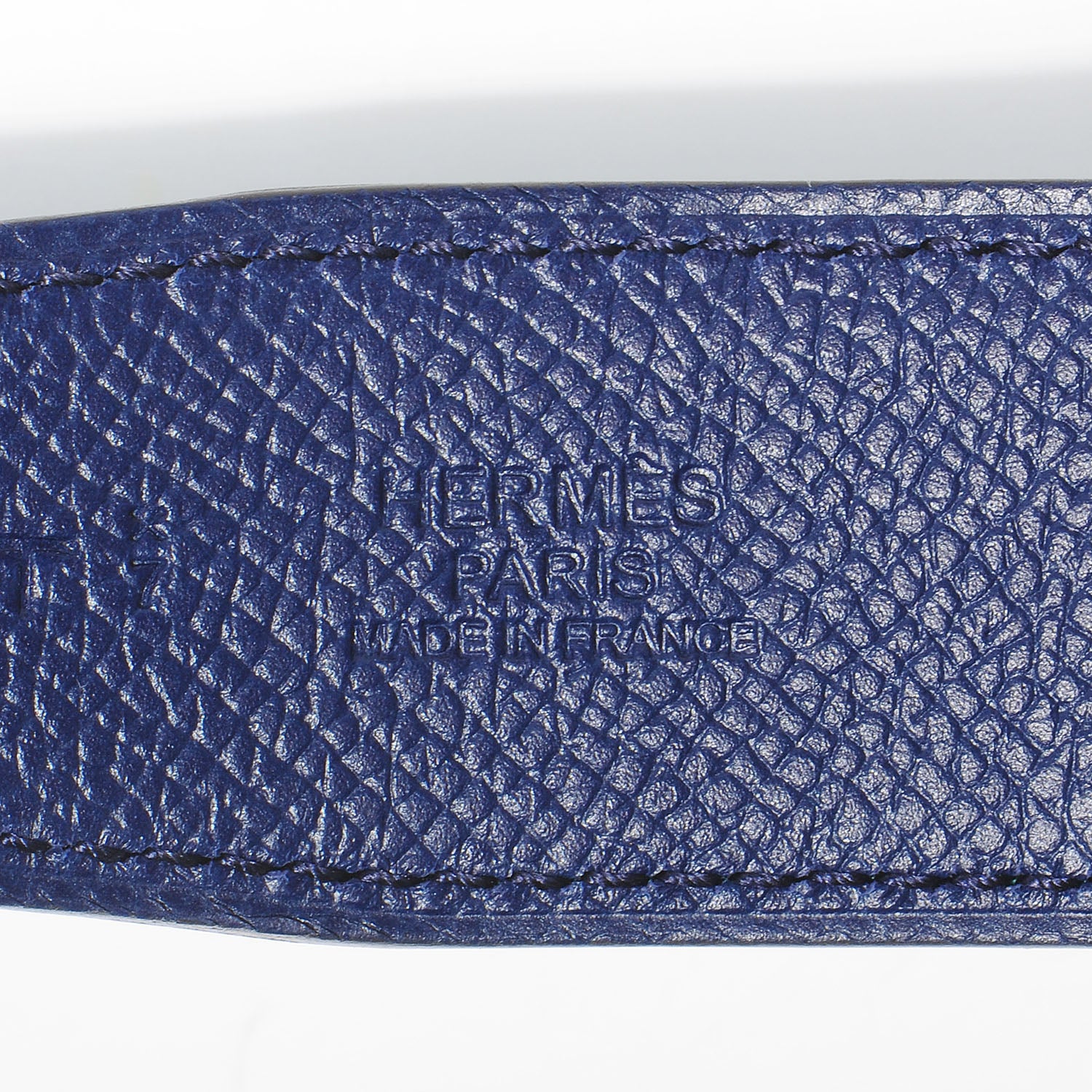 Hermes Swift Epsom Reversible Brushed Constance 32mm H Belt 95 Malachite Bleu Saphir 8 of 9