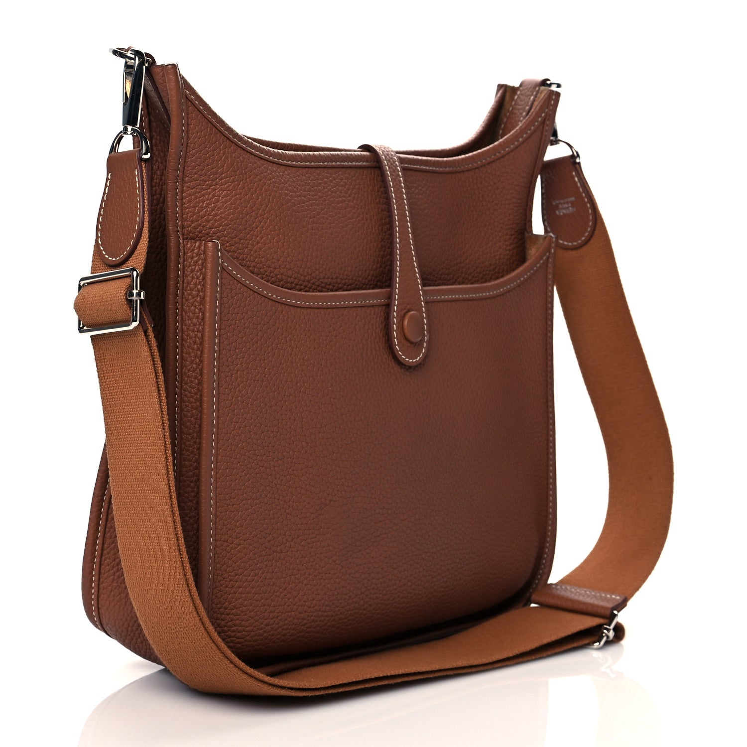 Hermes Taurillon Clemence Evelyne III GM Gold 3 of 11