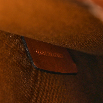 Celine Triomphe Canvas Calfskin Mini Vertical Cabas Tan 6 of 12