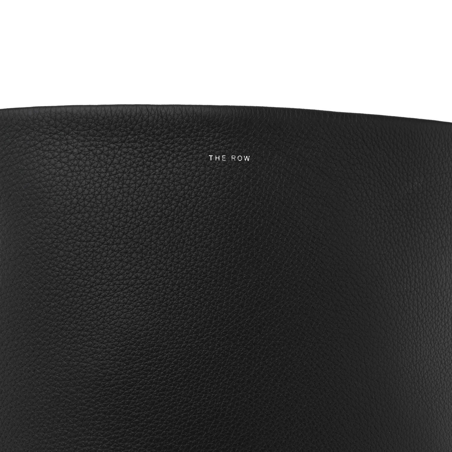 The Row Grained Calfskin Large N/S Park Tote Black 8 of 10