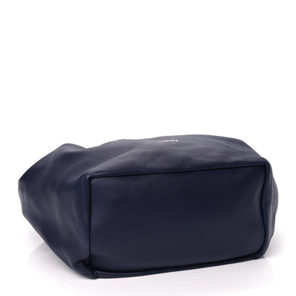 Loewe Buttery Nappa Lambskin Medium Squeeze Bag Abyss Blue 3 of 8