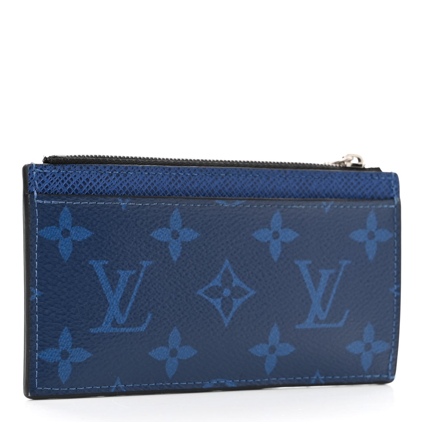 Monogram Taiga Coin Card Holder Cobalt