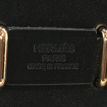 Hermes Military Toile Vache Hunter Herbag Zip Retourne 20 Ecru Black 6 of 7