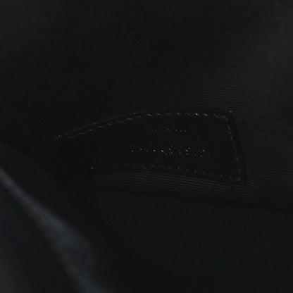 Saint Laurent Calfskin Matelasse Chevron Monogram Uptown Clutch Black 7 of 9