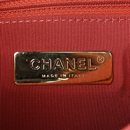Chanel Lambskin Quilted Small Chain Infinity Top Handle Flap Pink 5 of 8