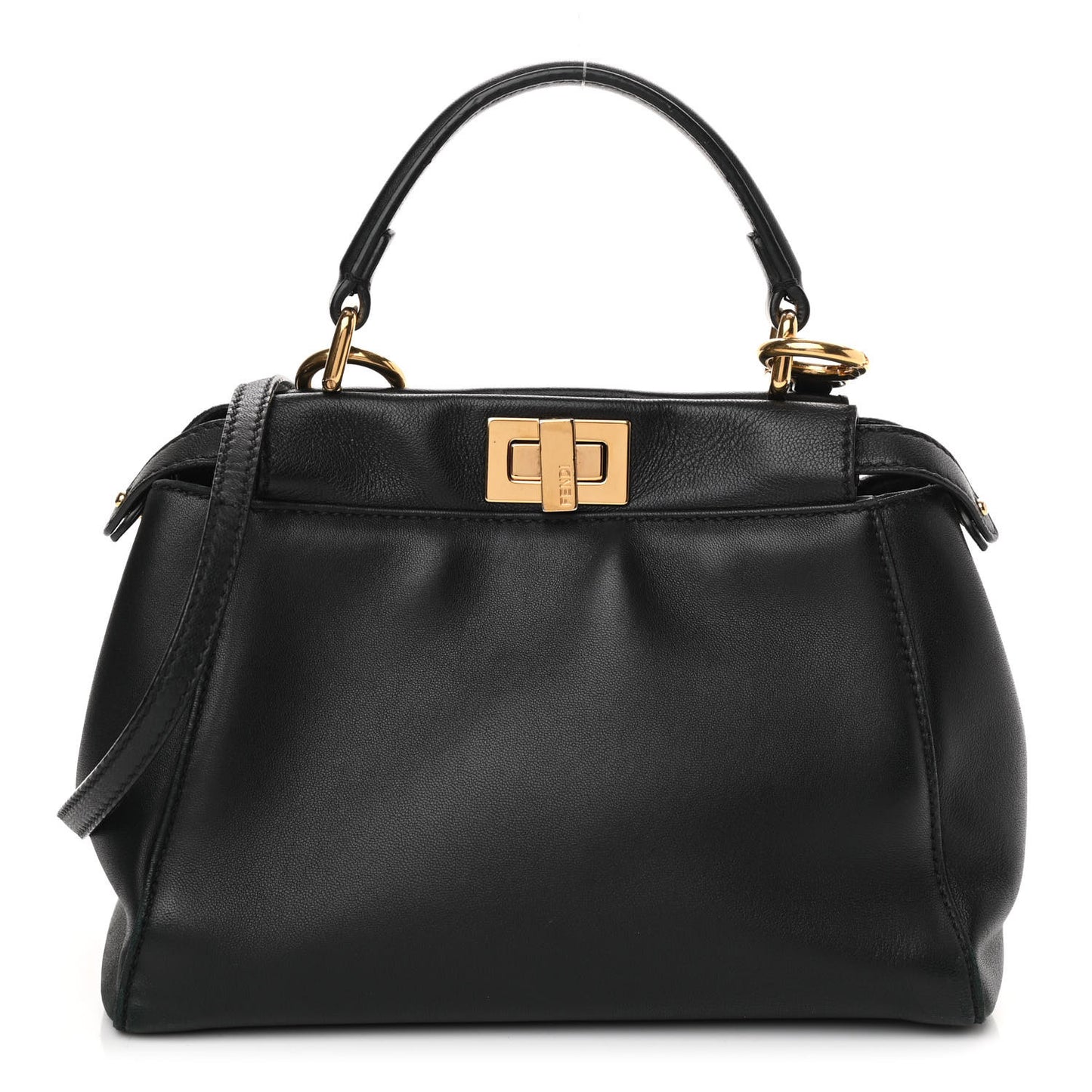 Nappa Mini Peekaboo Iconic Satchel Black