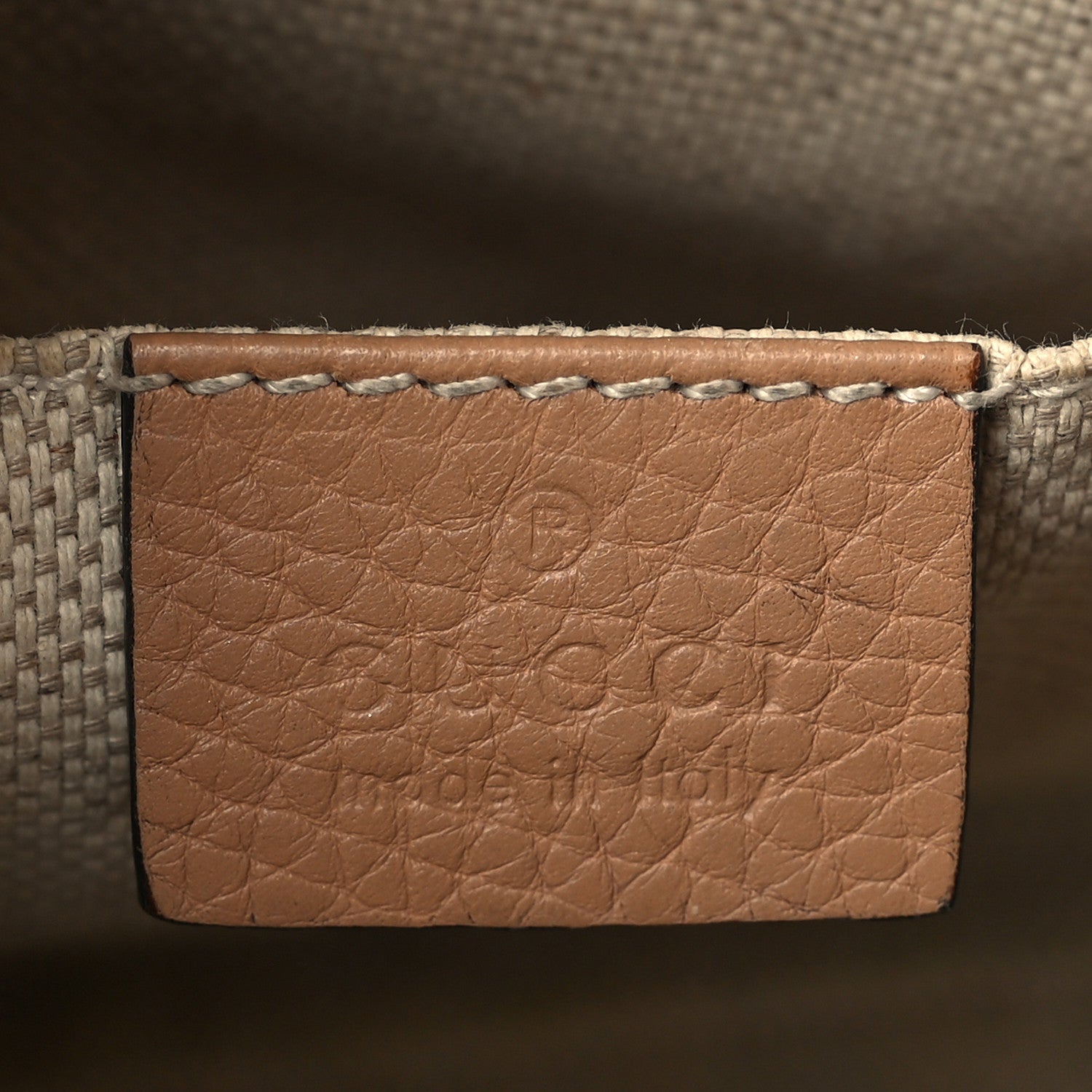 Gucci Pebbled Calfskin Small Soho Disco Bag Rose Beige 6 of 7