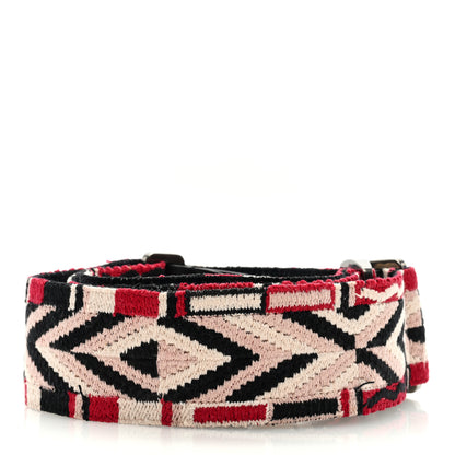 Valentino Garavani Canvas Loveblade Embroidered Rockstud Guitar Strap Multicolor 2 of 3