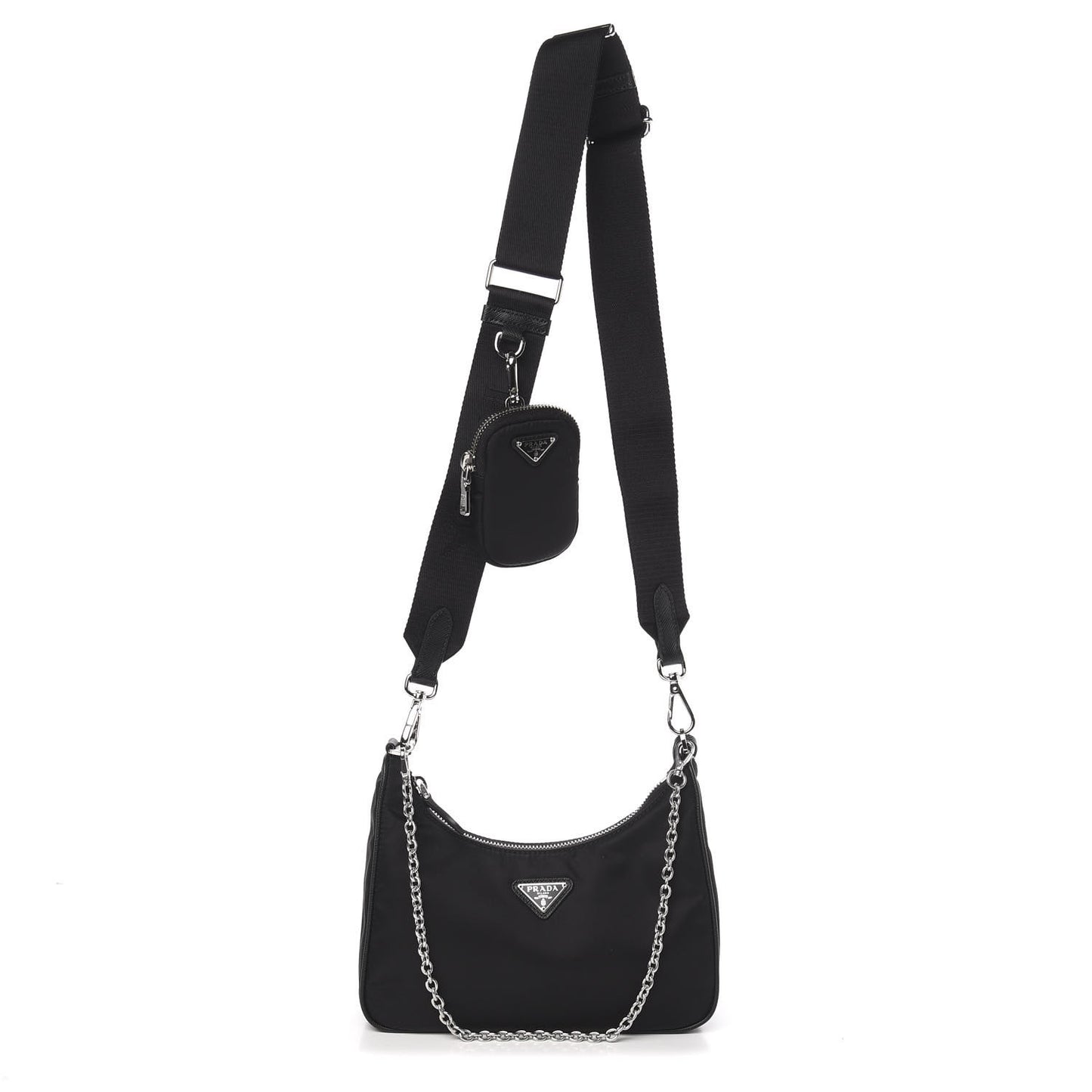 Nylon Re-Edition 2005 Shoulder Bag Black