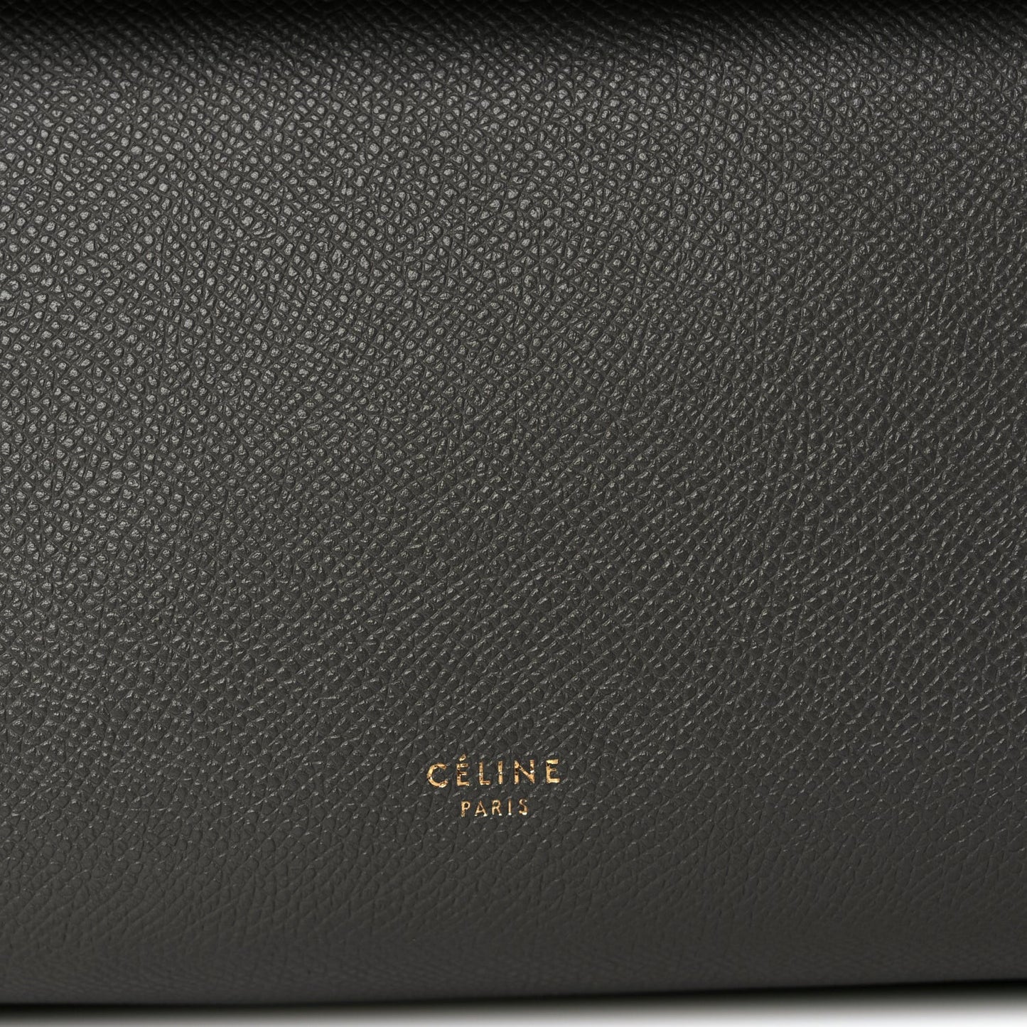 Grained Calfskin Small Belt Bag Grey