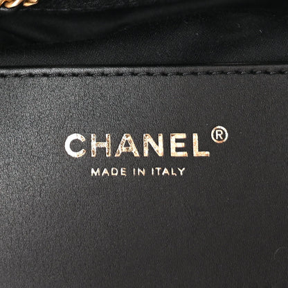 Chanel Washed Denim Quilted Mini  25 Handbag  Black 5 of 8