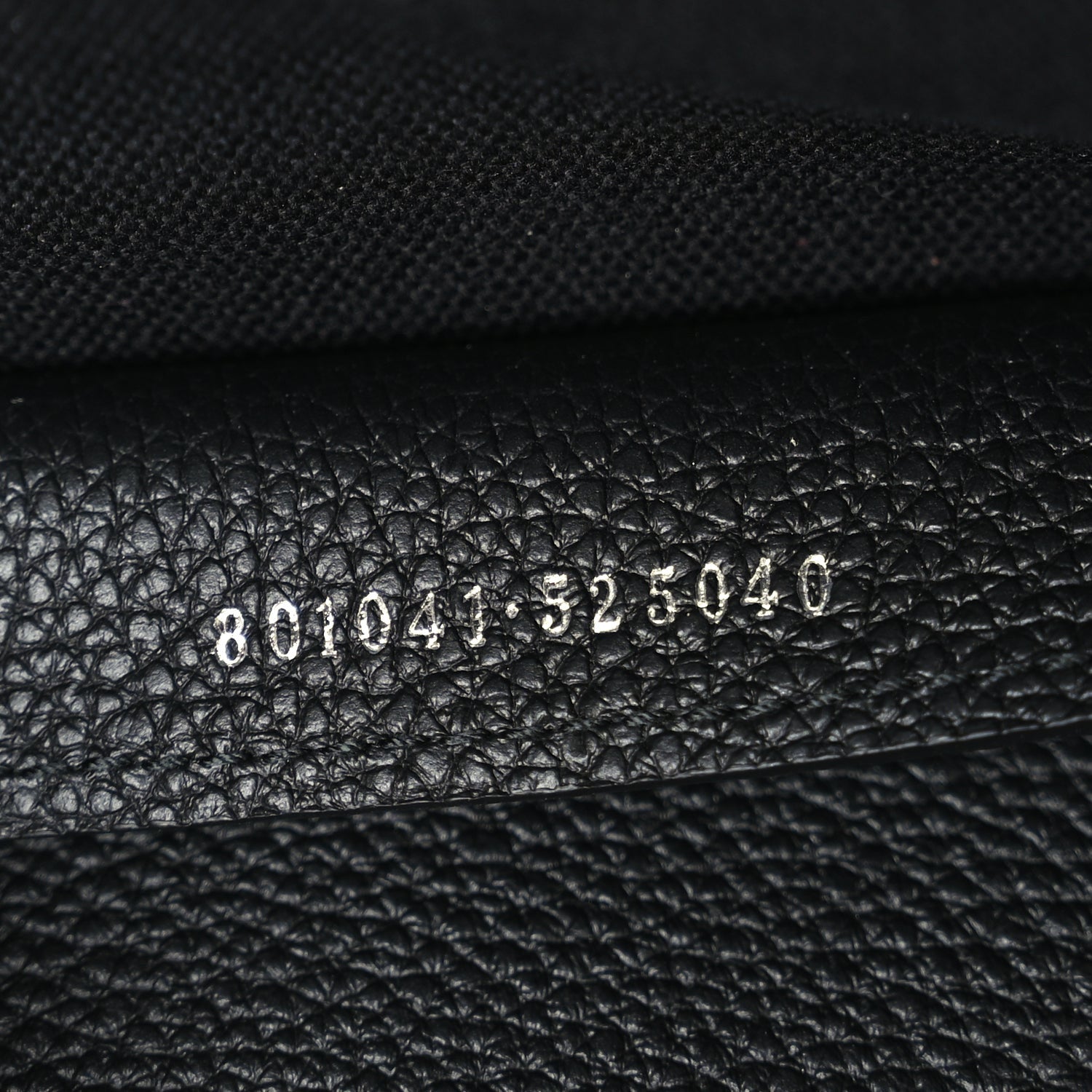 Gucci Grained Calfskin Large B Shoulder Bag Black 6 of 9